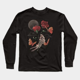 Love and Thorns - Skull Flowers Gift Long Sleeve T-Shirt